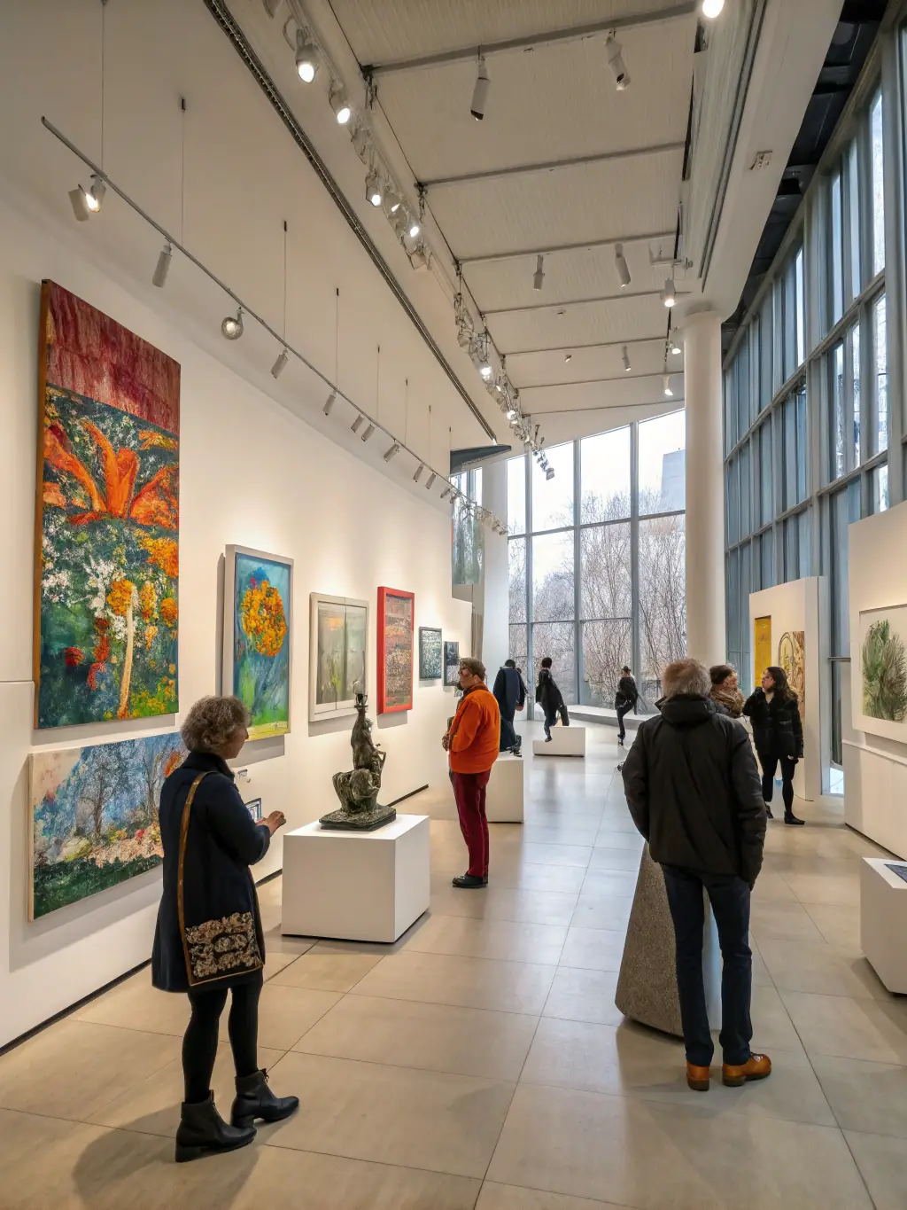 A captivating image of an art exhibition held within the historic walls of La Citadelle de Marseille, showcasing contemporary art inspired by the site's heritage.