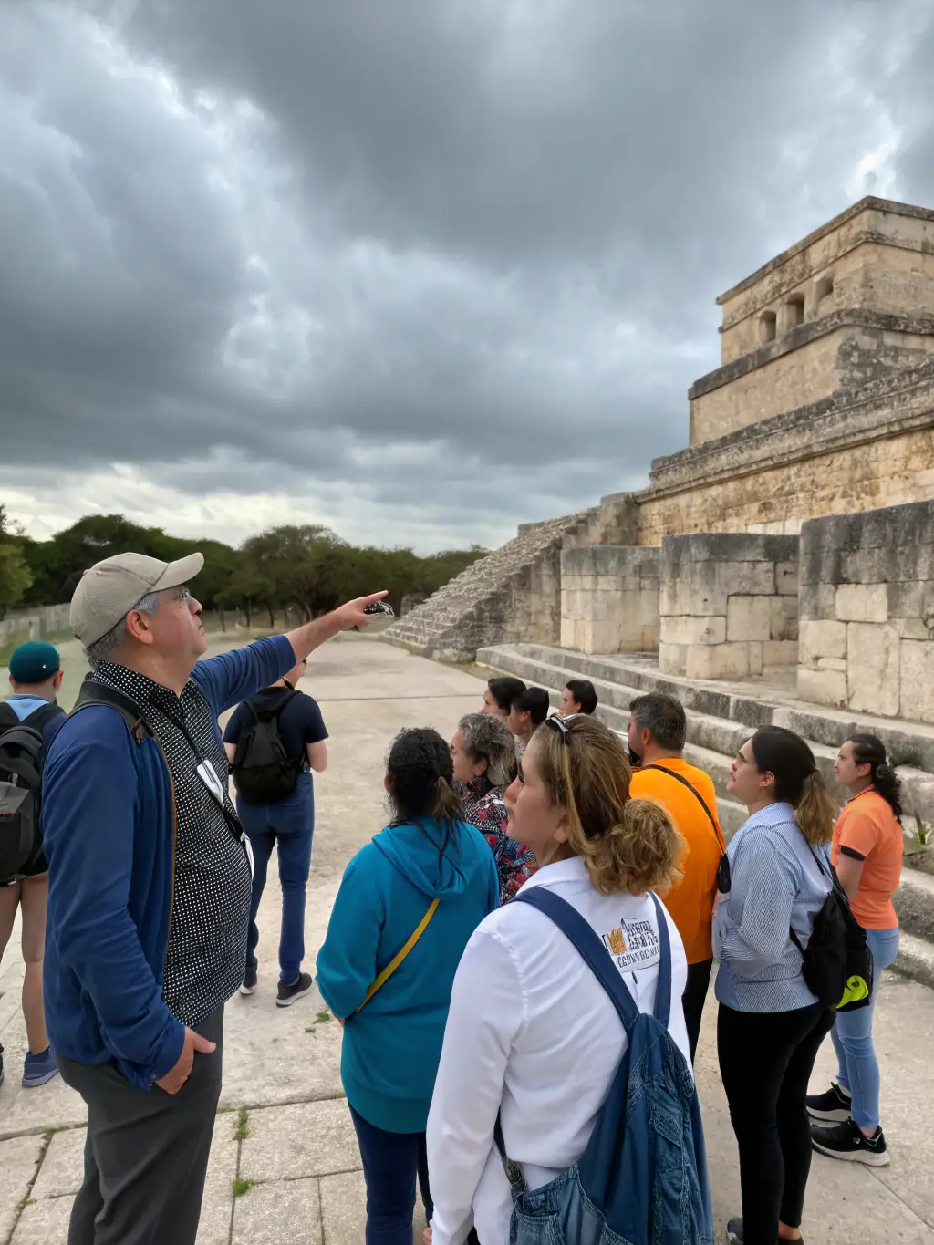 A picturesque scene of a guided tour exploring the historical landmarks and hidden gems of La Citadelle de Marseille, led by knowledgeable guides.